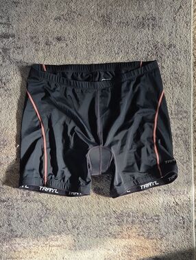 Trayl Black Women's Bicycle Padded Shorts Size XL